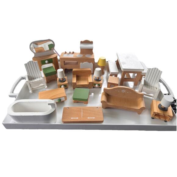 Toy Dollhouse Furniture Accessories Hearth & Hand with Magnolia Doll Target Lot - Picture 2 of 9